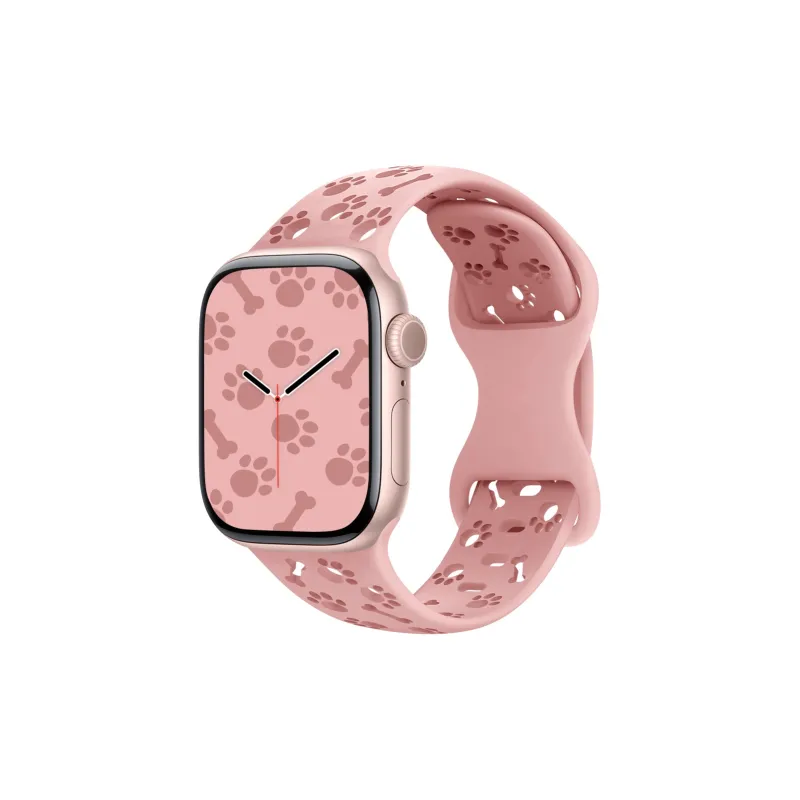 KVZUVUU Apple Compatibility Watch Band Silicone Material-10