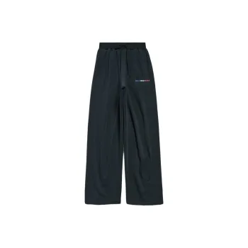 Balenciaga Casual Pants Loose Fit Men's Black