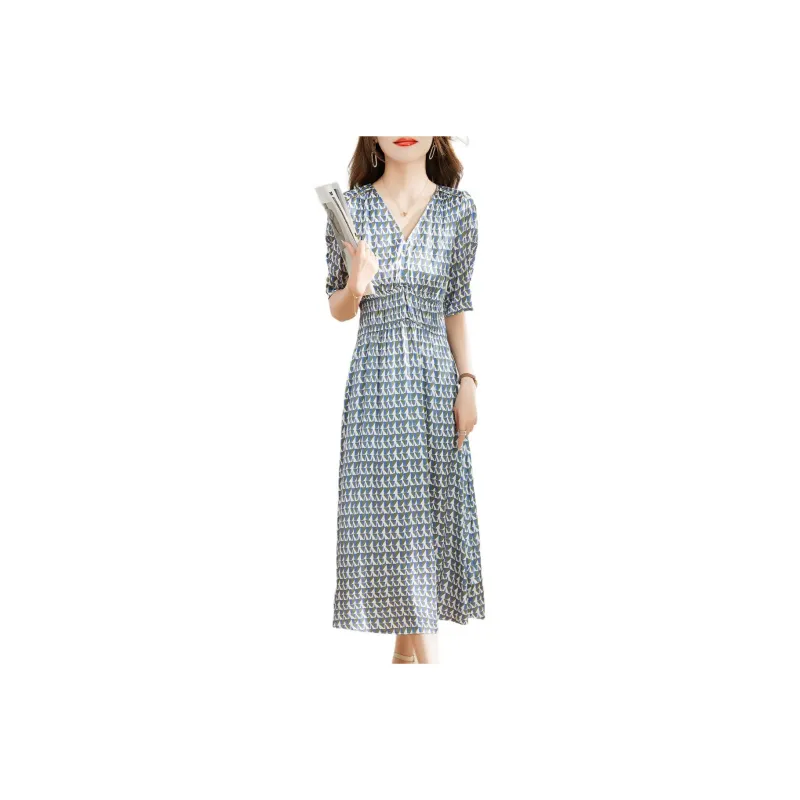 Hang Yi Court Short Sleeved Dress Women's-0