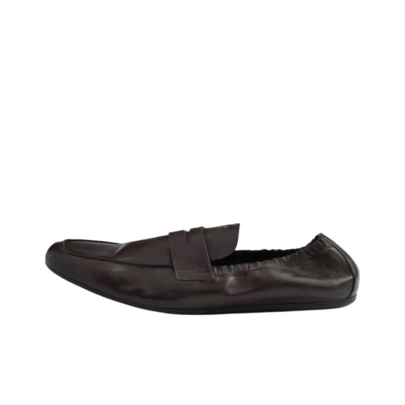 PRADA Shuffle Casual Shoes Men's Brown-0