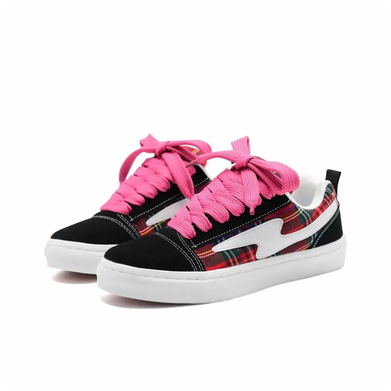 OAOQ Slip Resistant Cushioning Abrasion Resistant Lightweight Breathable Low Top Skateboard Shoes Unisex-2