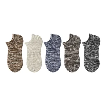 LIANGPU No Show Socks Men's 5 Pack