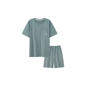 HUADAOJI Pajama Set Men's Green