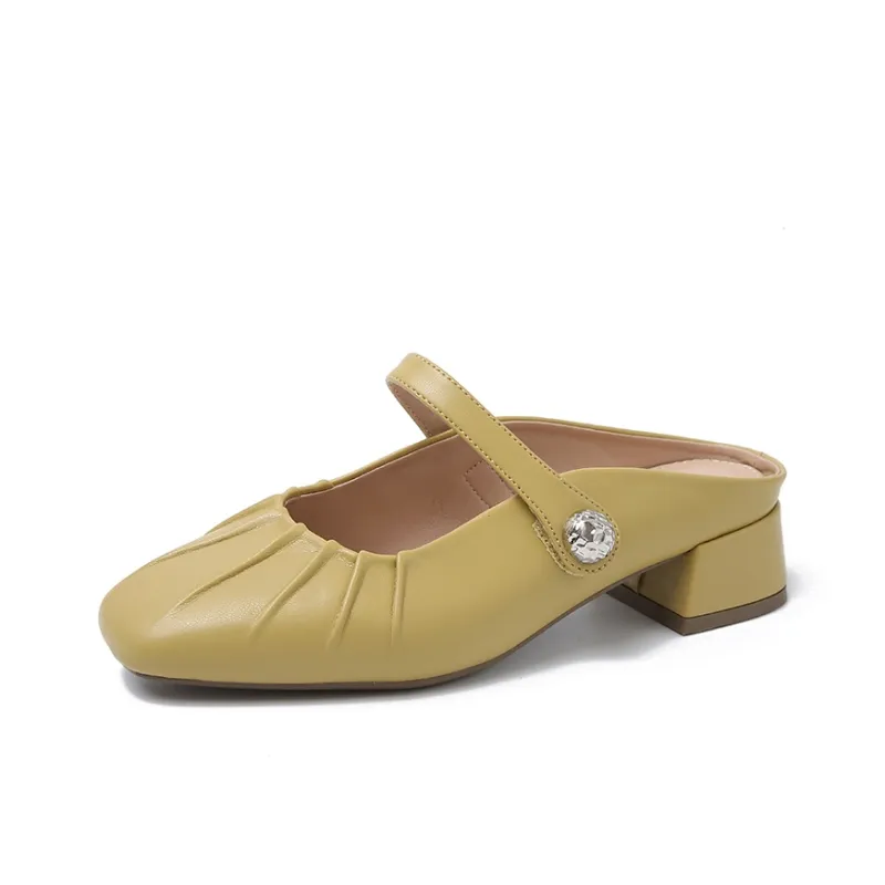 EEueeczs Rubber Sole Odor Resistant Abrasion Resistant Slip Resistant Quick Dry Closed Toe Slippers Women's-16