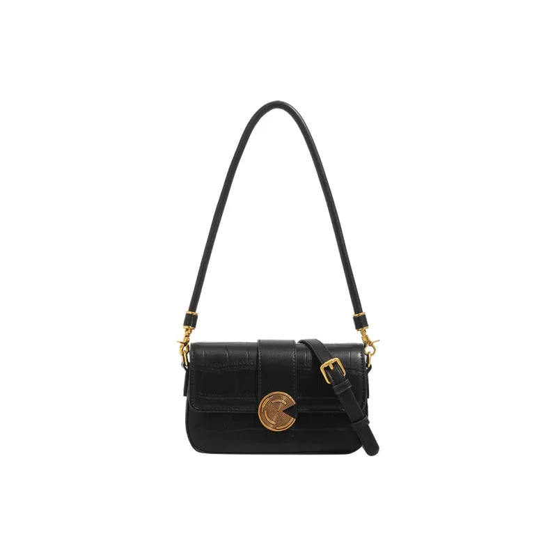 H YXIANG Microfiber Synthetic Leather Shoulder Bag Women's Multicolor-8
