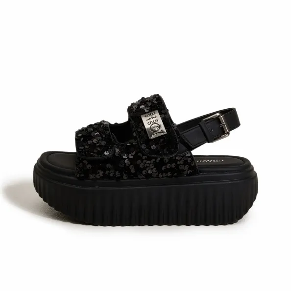 Milan Love Song One Strap Sandals 6cm Women's-7