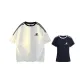 2 Pack (White Loose Fit+Navy Blue One Size Slim Fit)