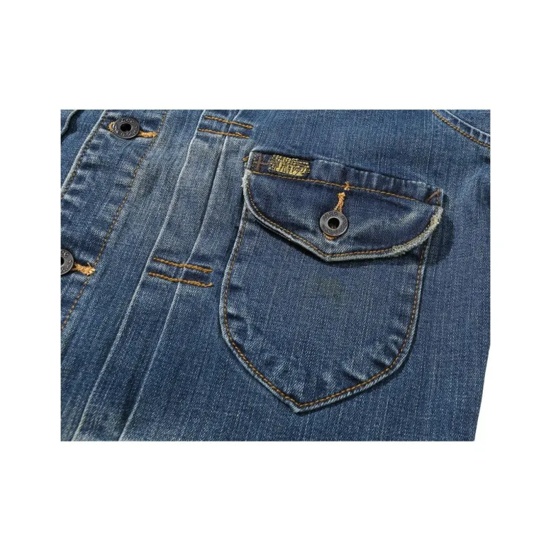 Lee Denim Jackets Men Blue-1