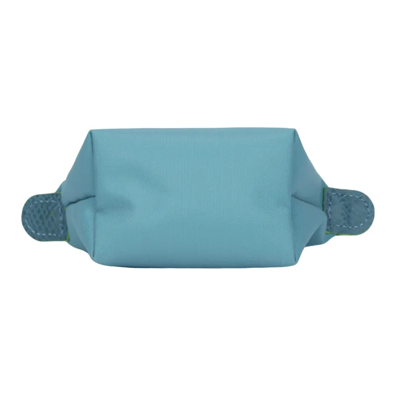 LONGCHAMP Le Pliage Green Canvas With Leather Trim Canvas Bag, Dumpling Bag, Coin Purse Regular Women's Blue-3