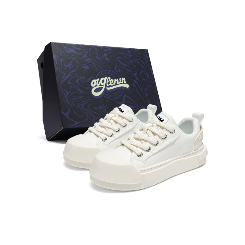 OUGLEMEN Coverage Slip Resistant, Abrasion Resistant, Lightweight Low Top Skateboard Shoes Men's Box-5