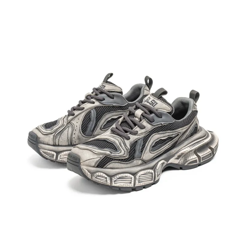 ROBINHOOD Slip Resistant, Abrasion Resistant, Breathable, Lightweight Low Top Chunky Sneakers Men's Box Included-13