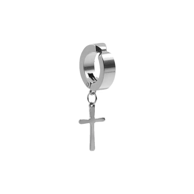 IOTS Titanium Steel Clip On Earrings Unisex-3