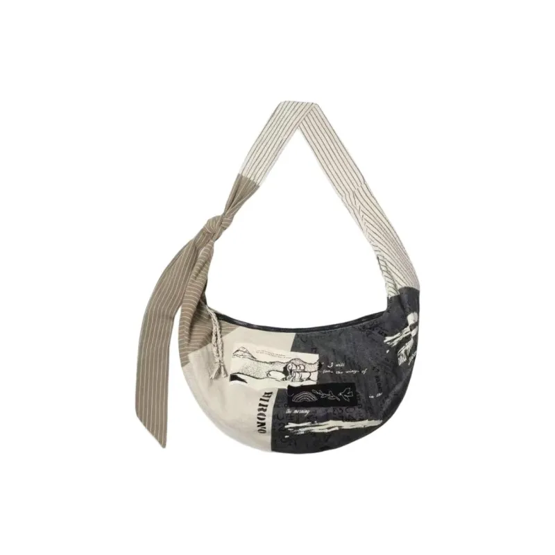 POP MART HIRONO Fabric Shoulder Bag Unisex Multicolor-0