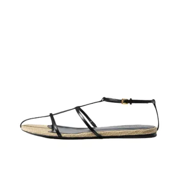 KHAITE Roman Sandals Women's Black
