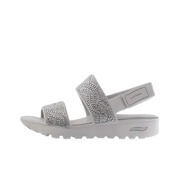 Skechers ARCH FIT FOOTSTEPS One Strap Sandals Women's Gray