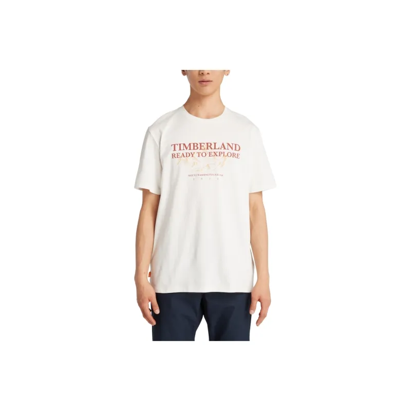 Timberland T Shirts Men White-0