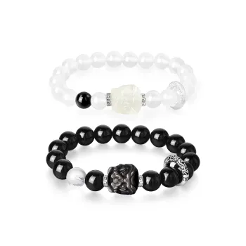 Lao Feng Xiang Natural Chalcedony Bracelets Unisex