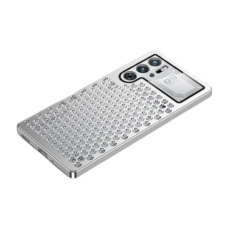 Record Star Metal Frame Aluminum Alloy Protective Cover Phone Cases Compatibility With REDMAGIC 10 Pro Business Formal-7