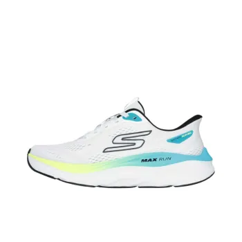 Skechers Max Cushioning Low Top Running Shoes Men's White