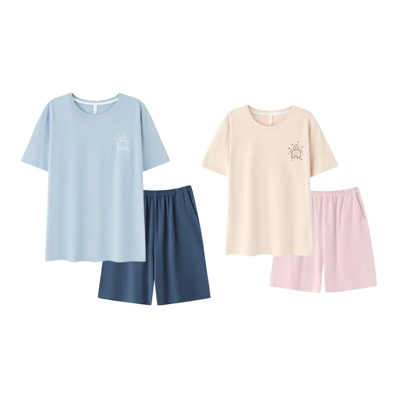 YUZHAOLIN Pajama Set Summer Unisex-7