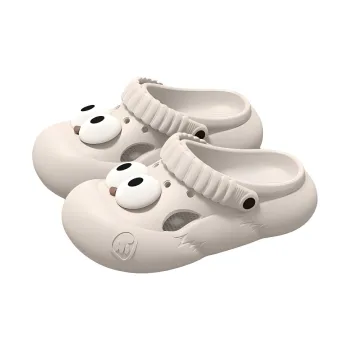 LUNNIFEIYA Platform Summer Cute Cartoon Slip Resistant Closed Toe Slippers