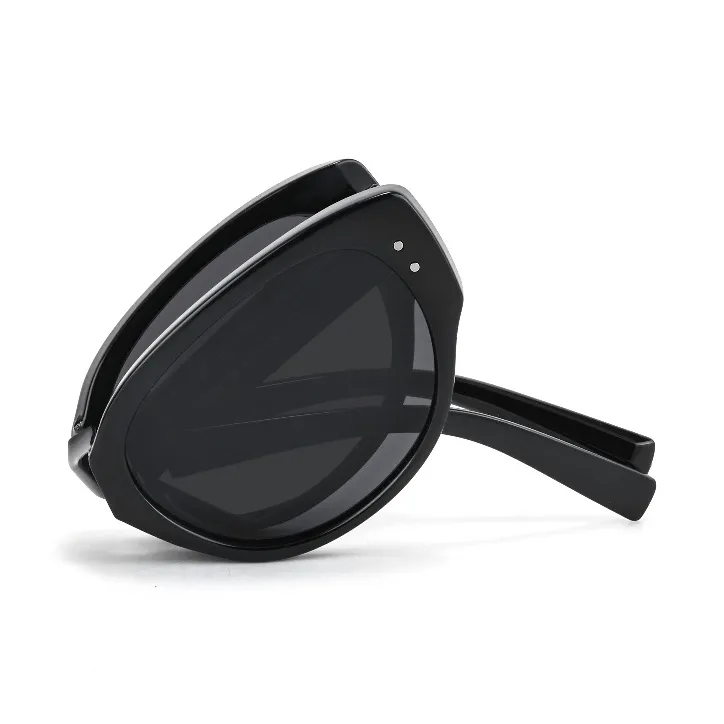 Sagawa TR90 Oval Sunglasses Unisex-1