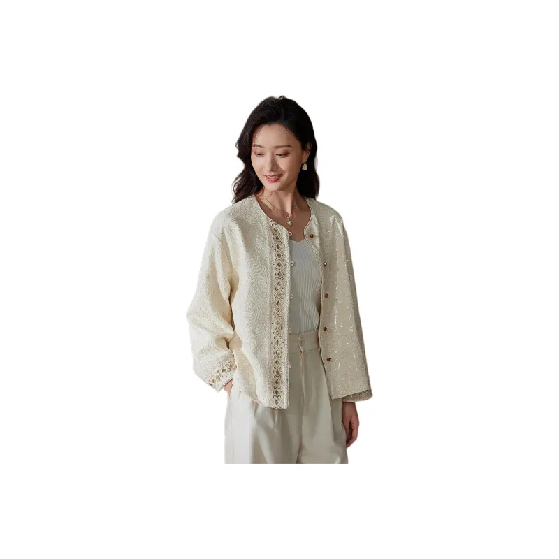 Hang Yi Court Cropped Coat Women's-0