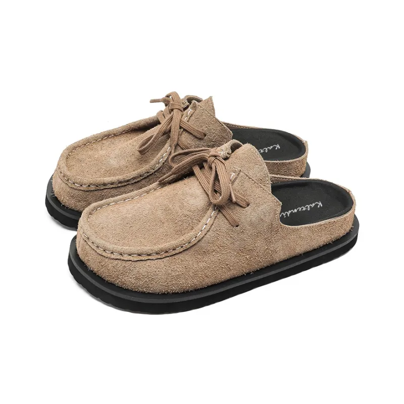 Kaltendin Rubber Sole Abrasion Resistant Slip Resistant Closed Toe Slippers Unisex-9