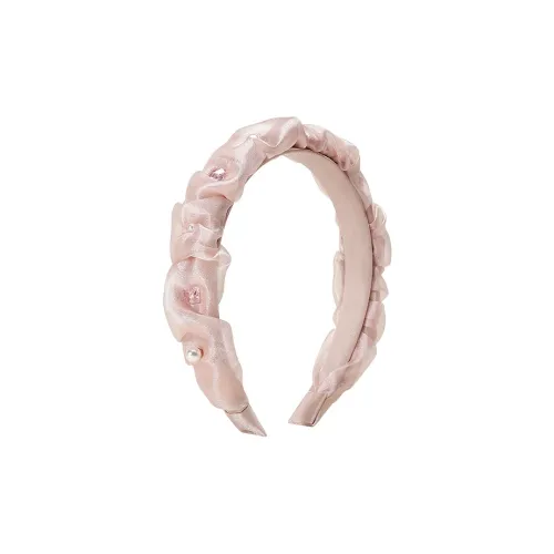 SHINE Begonia Collection Fabric, Synthetic Crystal, Synthetic Pearl Headbands Women's