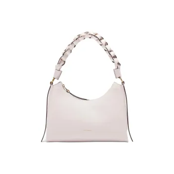 COCCINELLE Boheme Double Sided Leather Handbag Trumpets Women's White