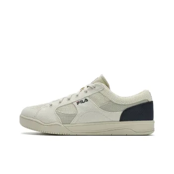FILA SLANT SHOT Cloud Sail Shoes Lightweight And Breathable Low Top Canvas Shoes Men's Beige