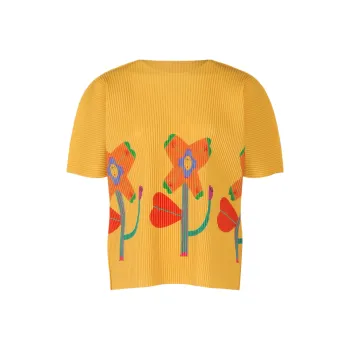 ISSEY MIYAKE Regular T Shirt Women's Orange