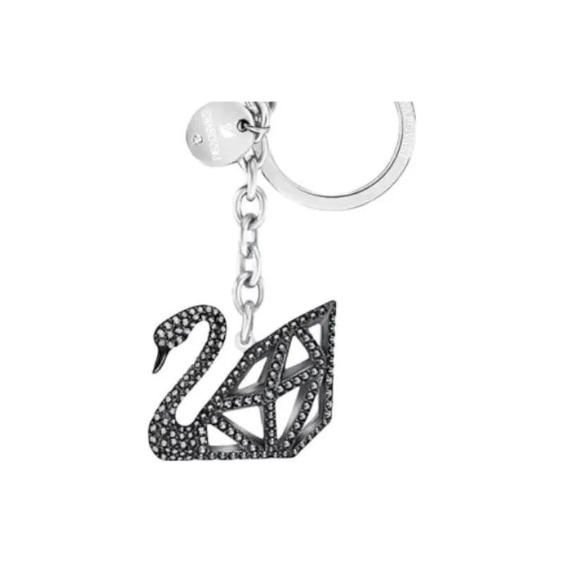 Swarovski Faux Crystal Keychains Unisex Silver-2