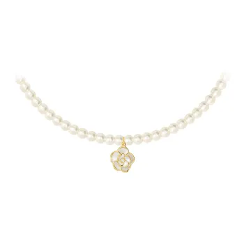 SHINE Camellia Series Copper Shell Beads Jewelry Women's