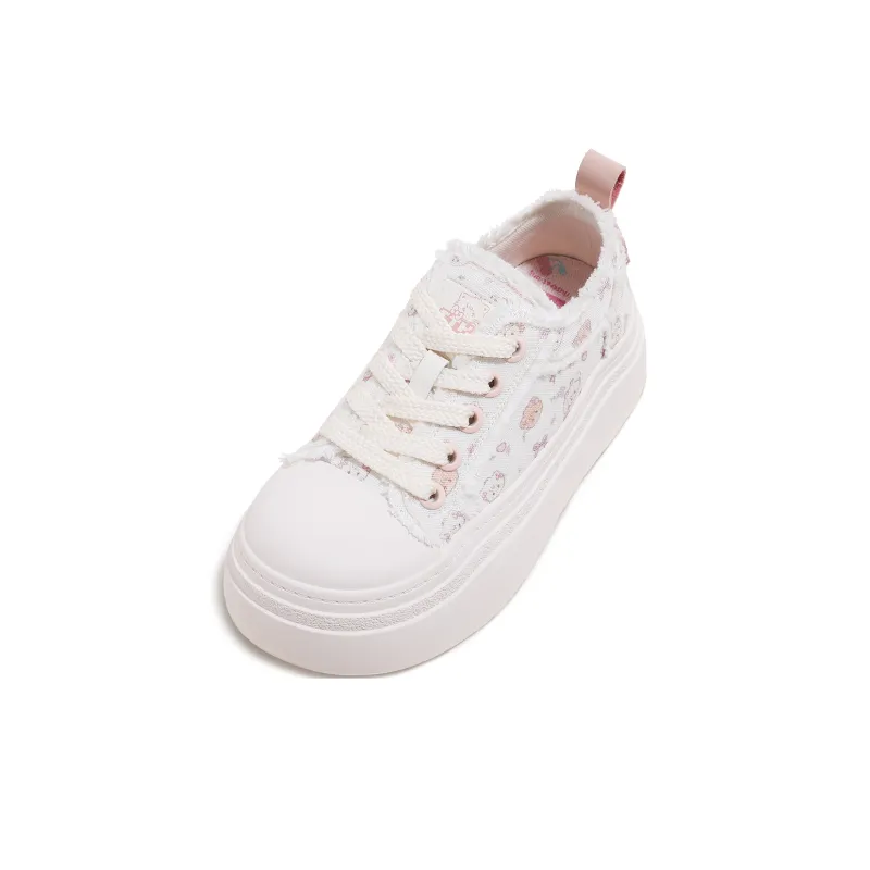 TTKJ Low Top Skateboard Shoes Women's Cream White-5