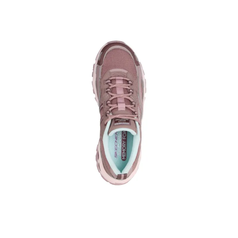 Skechers Low Top Hiking Shoes Women's Pink Brown-3
