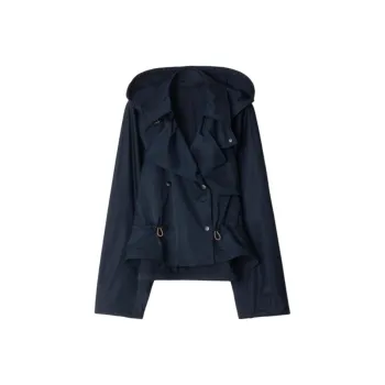 Burberry SS25 Trench Coat Women's Marine Blue