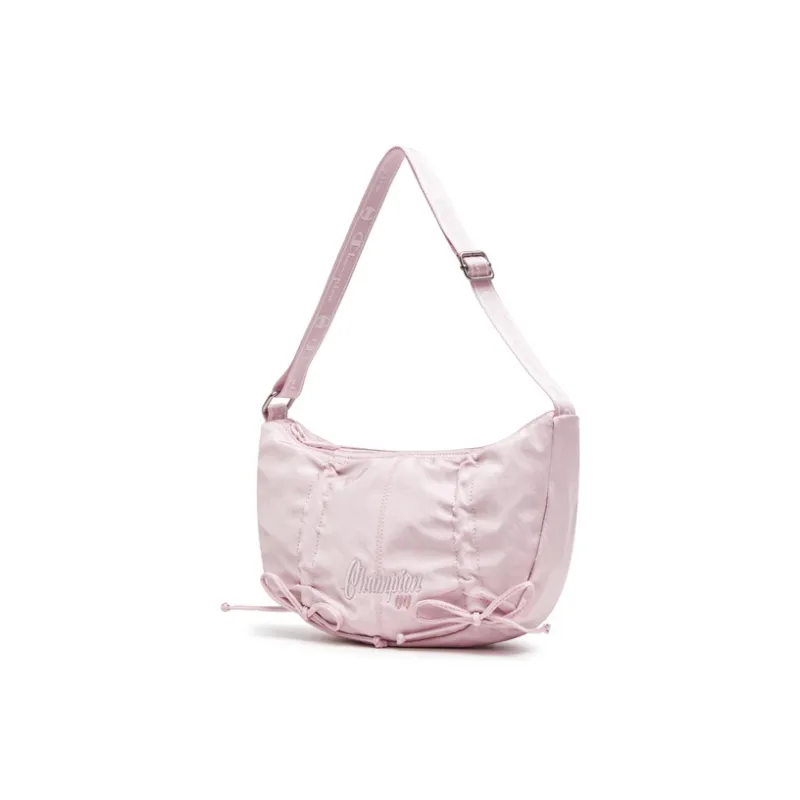 Champion Fabric Shoulder Bag Women's Pink Diamond/Silver White/Black/Milk White-1