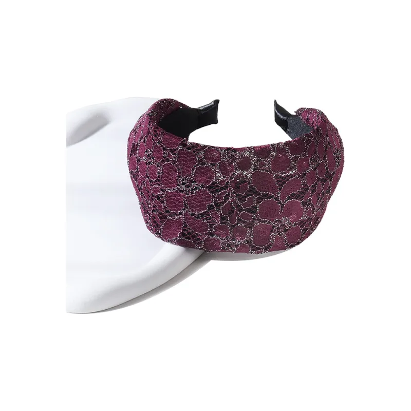 ROYALSASA Silk Chiffon Headbands Women's-9