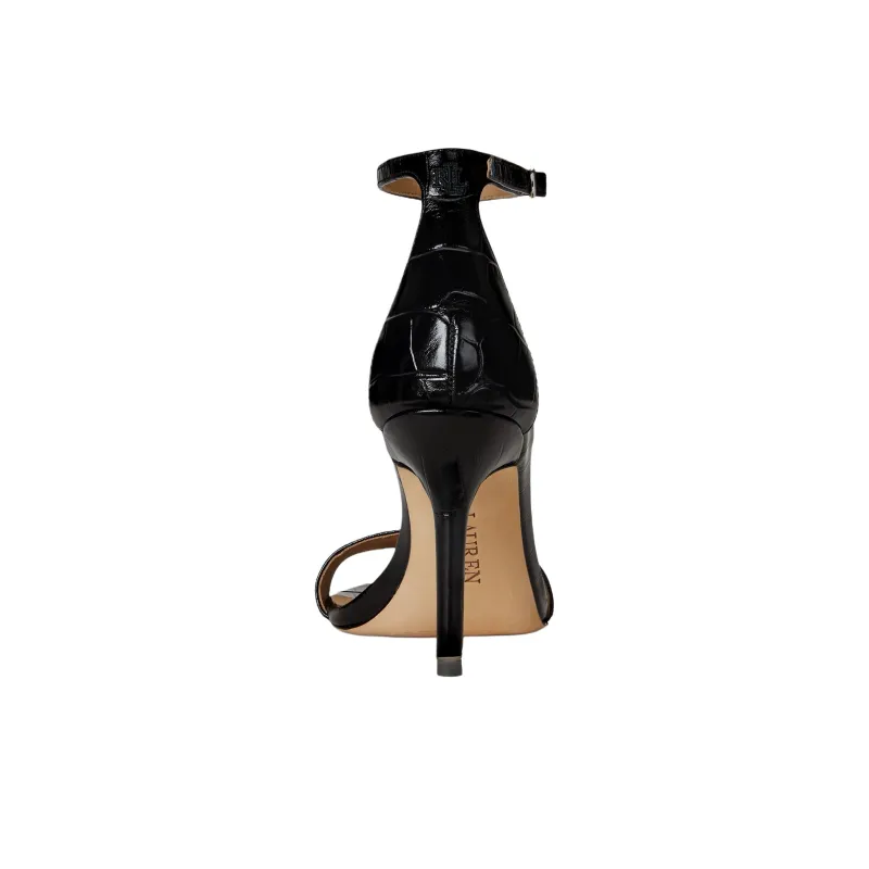 LAUREN RALPH LAUREN Allie One Strap Sandals 9cm Women's Black-4