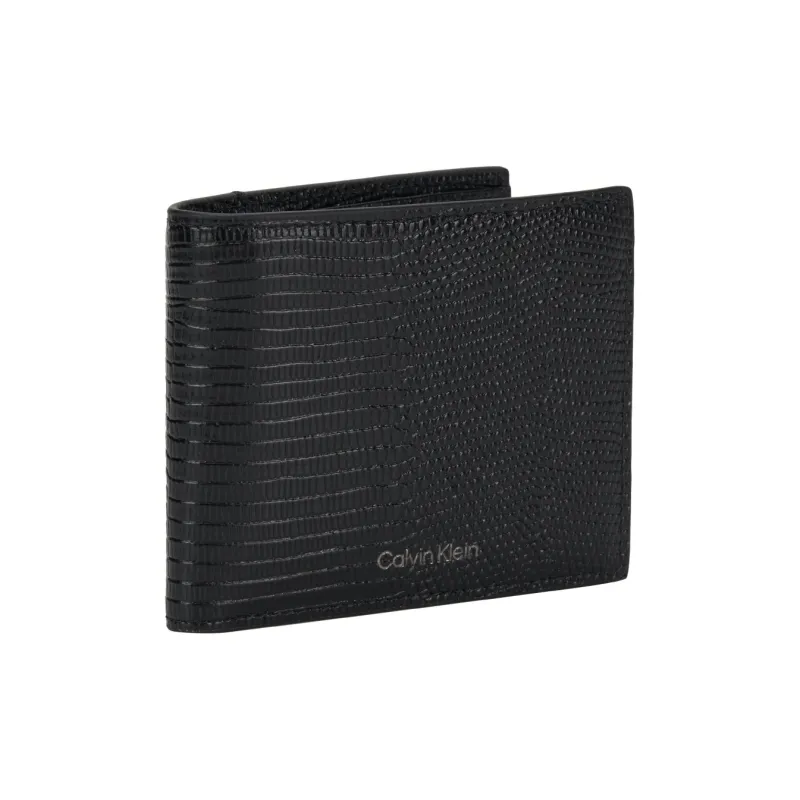 CALVIN KLEIN Cow Leather Wallet Men's Space Black-1