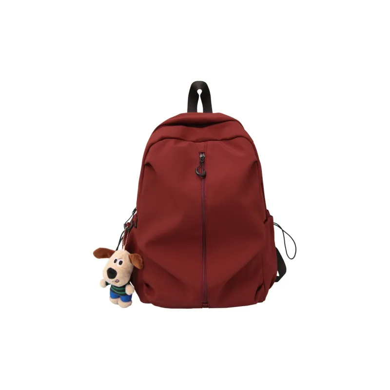 Gerlanx Nylon Backpack Tubas Unisex White/Black/Burgundy/Green-7