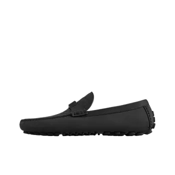 LOUIS VUITTON Silverstone Gommino Loafers Men's Black
