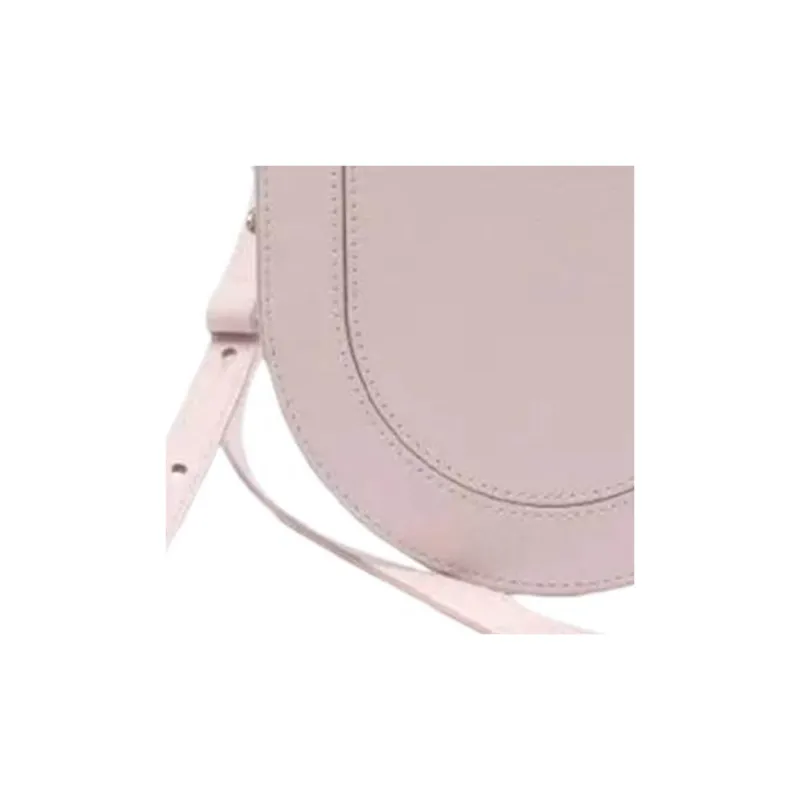 Delvau Pin Leather Cell Phone Pouch Women's Pink-1