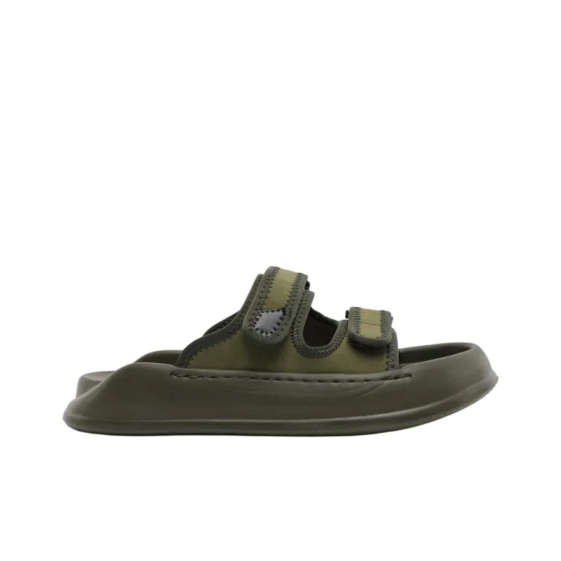 Ignition Slip Resistant Abrasion Resistant Slide Slippers Men's Black-8