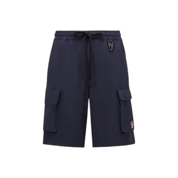 Moncler Cargo Shorts Men's Marine Blue