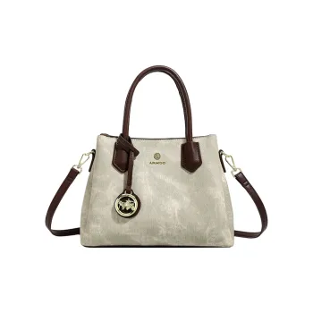 H YXIANG Microfiber Synthetic Leather Handbag Women's Green