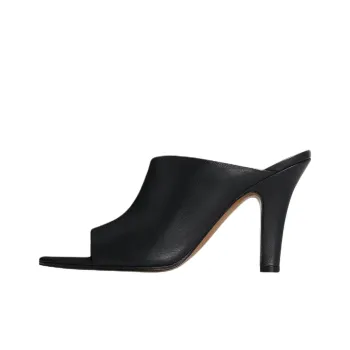 THE ROW Slide Slippers 9cm Women's Black