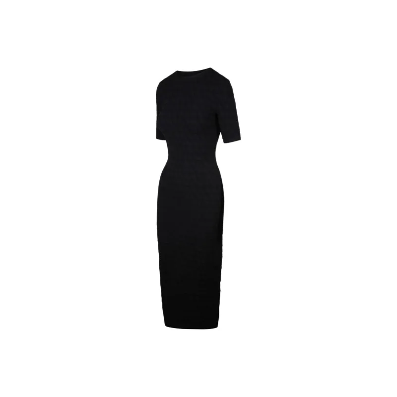 Valentino Short Sleeved Dress Women's Black-2