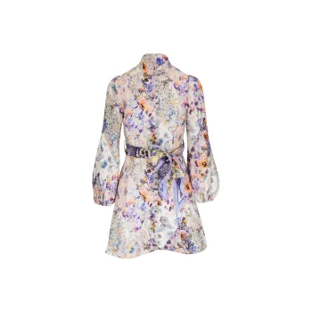 Zimmermann Long Sleeved Dresses Women's Multicolor